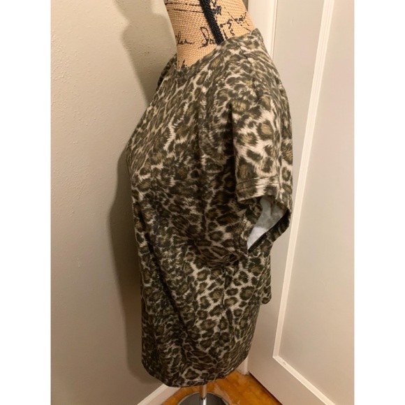 Helmut Lang Leopard Print Tee - Picture 6 of 8